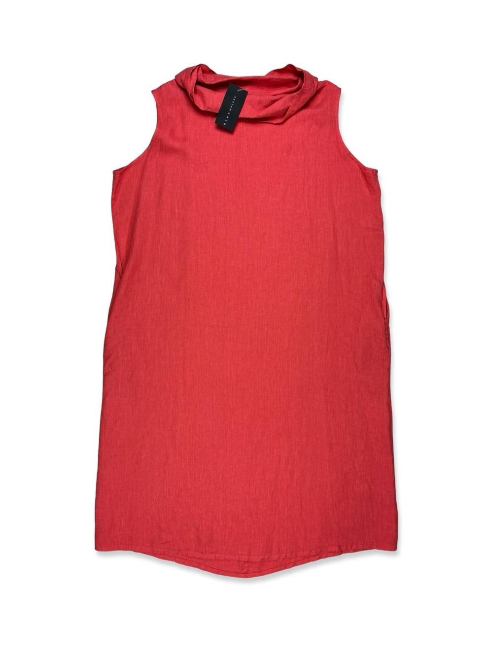 Bryn Walker 100% Linen Cowl Neck Sleeveless Midi/Maxi Dress
